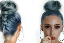 braided-top-knot-hairstyles